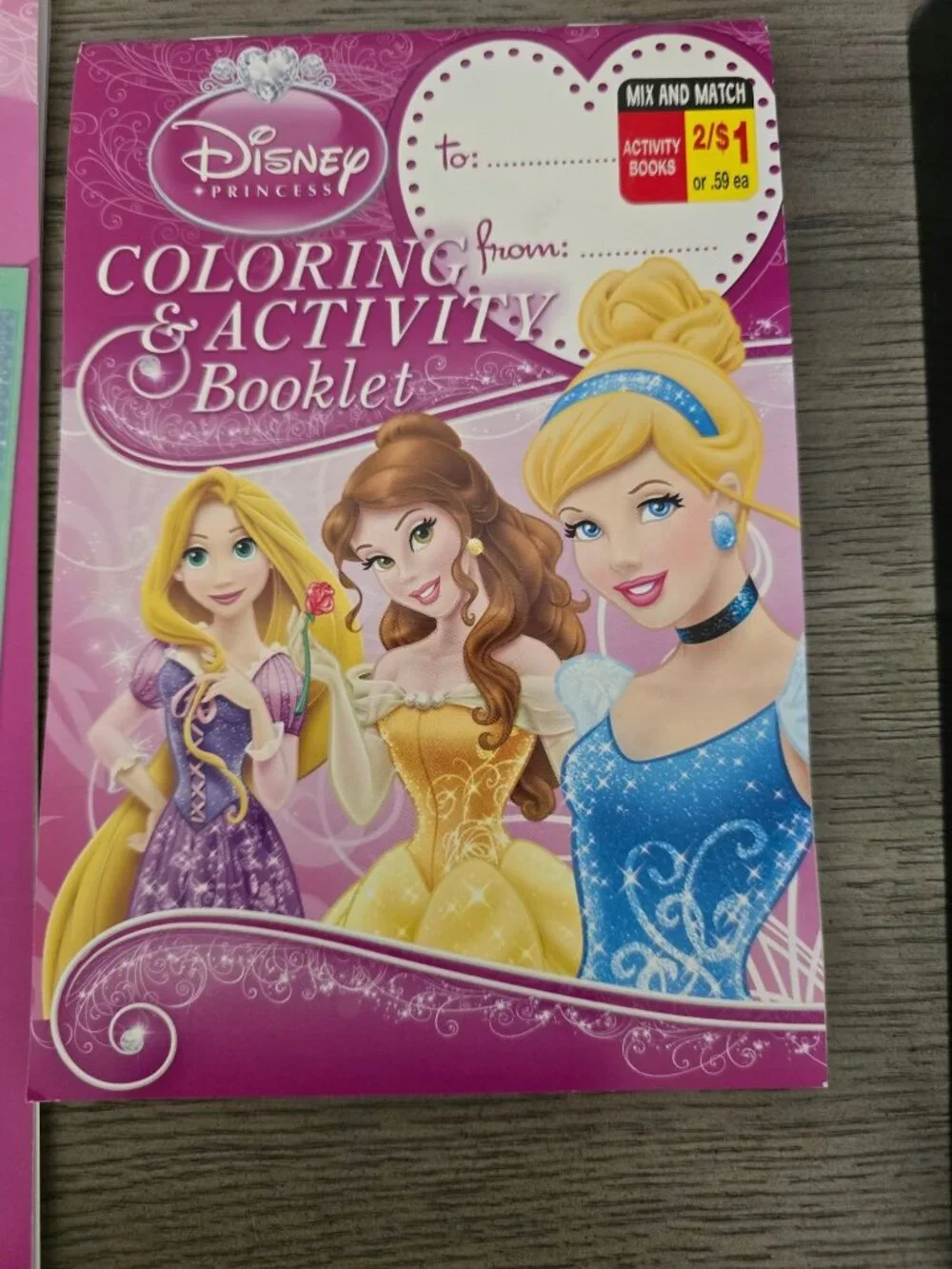 Disney Princess Dazzles Sticker Pack And Coloring & Activity Booklet